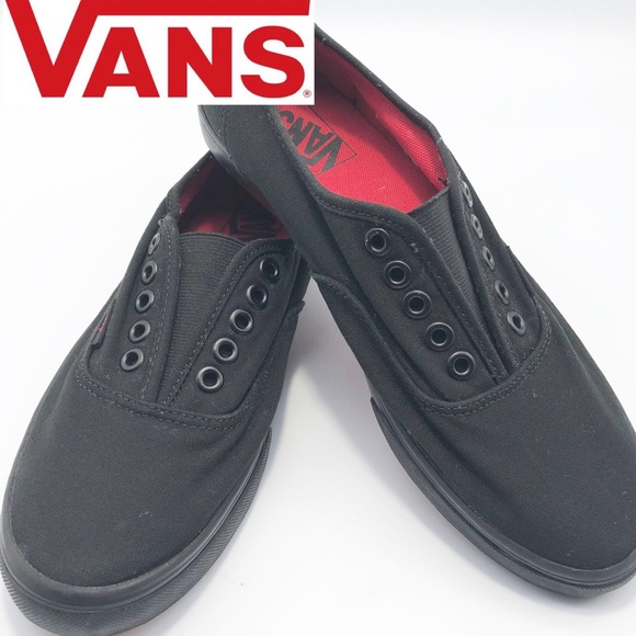 vans laceless shoes
